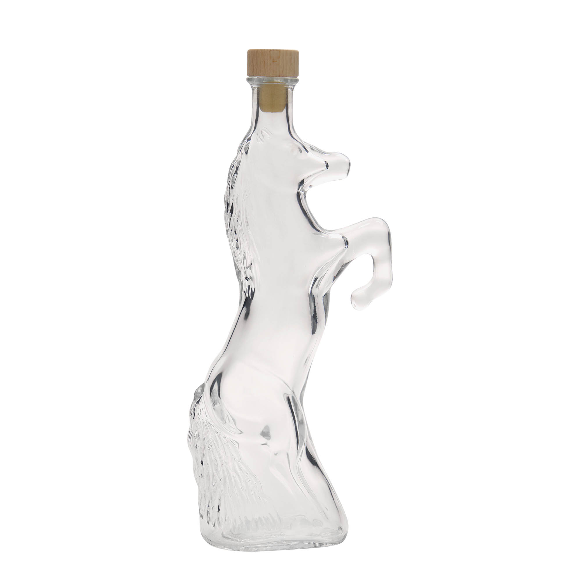 350 ml lasipullo 'Wild Horse', suuaukko: korkki