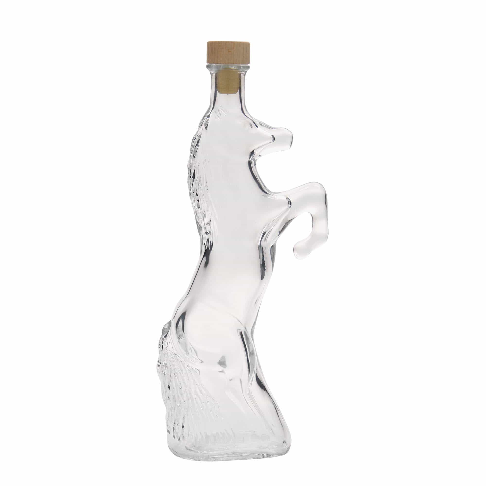 350 ml lasipullo 'Wild Horse', suuaukko: korkki